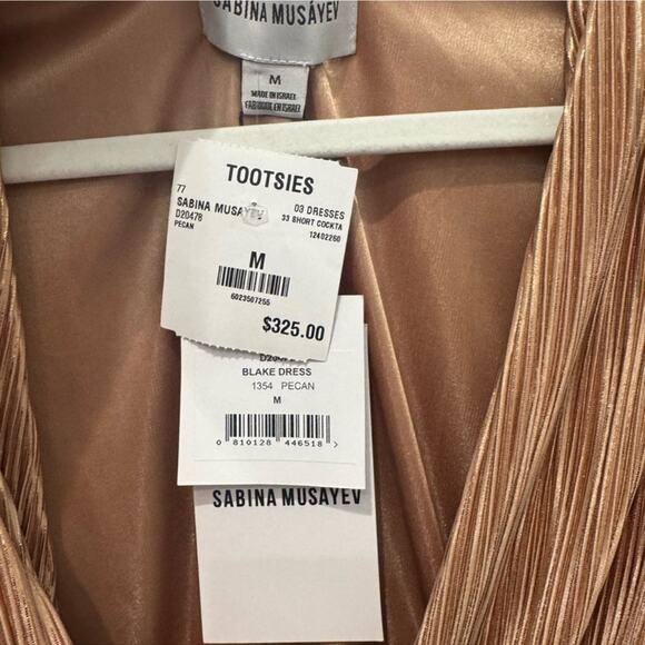 NWT NEW Sabina Musayev Blake Mini Dress in Pecan - Picture 5 of 6